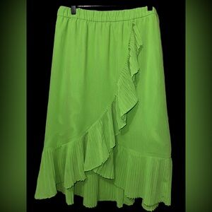 Green J.Crew skirt